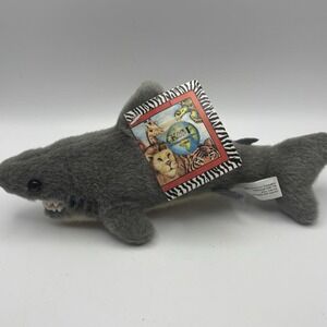 Vintage K&M Bottlenose Dolphin Plush Stuffed Animal 10" Rare 1994 with tags